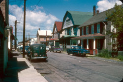 @60's cars on the street