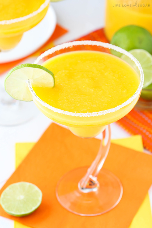 Mango margaritas