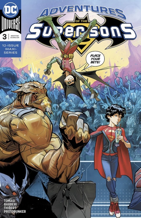 Adventures of the Super Sons (2018-2019) #3 cover by Dan Mora