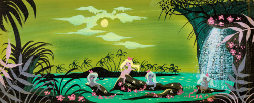 kingdomofanimation:Mary Blair, Peter Pan Mermaid Lagoon concept...