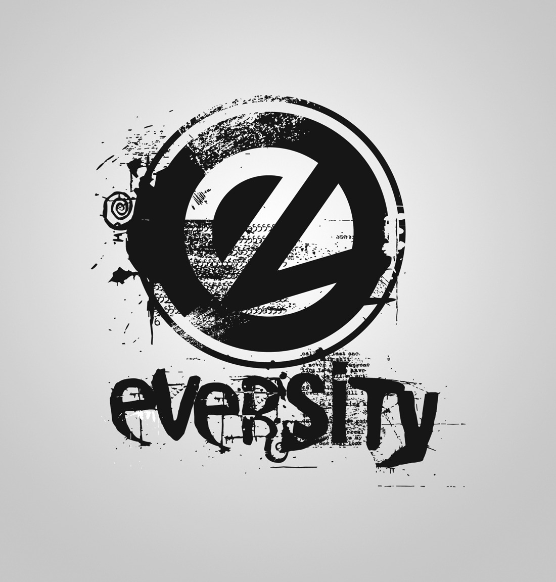 Logo design for local rock band Eversity...