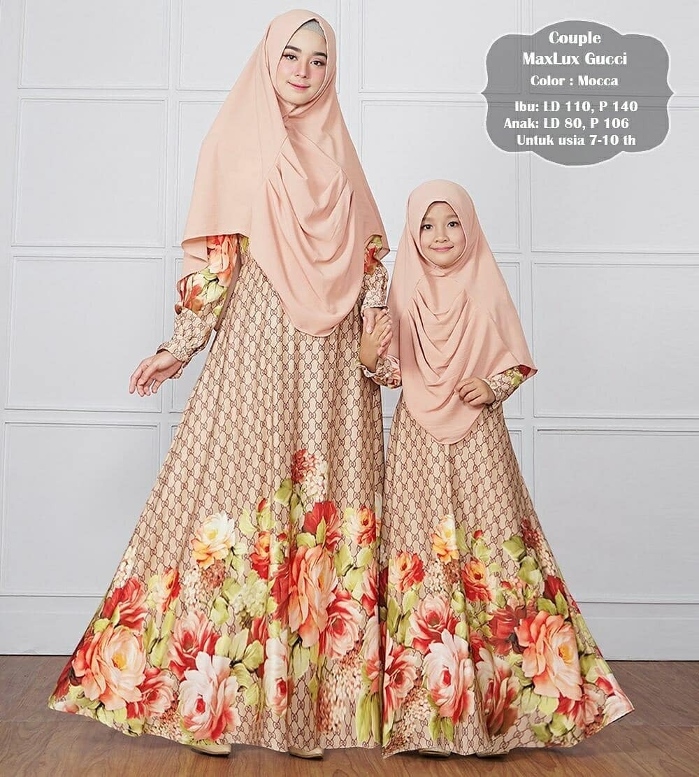 BAJU GAMIS TERBARU — FARAH DRESS DETAIL MAXI SAJA, BAHAN 