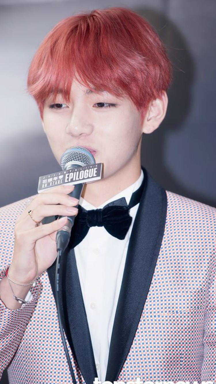 K-POP » IMAGINES - bts » v » red hair » lockscreen Masterlist