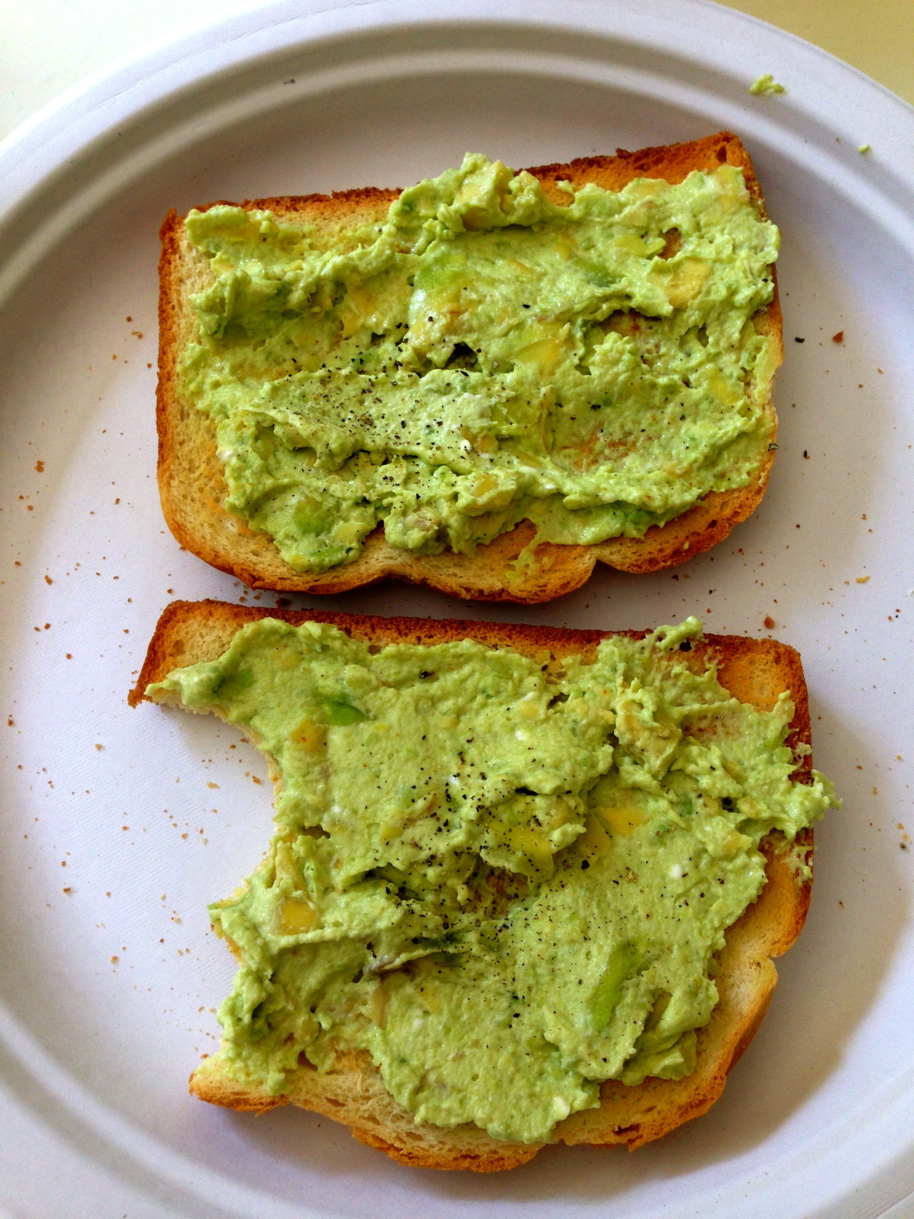 Hannah Marie - verticalfood: Homemade Avocado Cream Cheese...