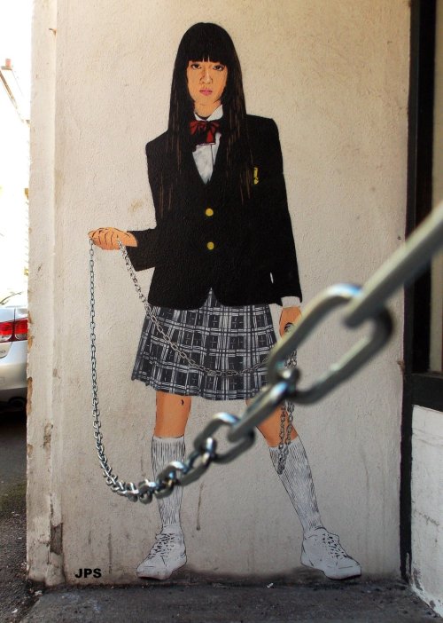 xombiedirge:Movie Inspired Street Art by JPS