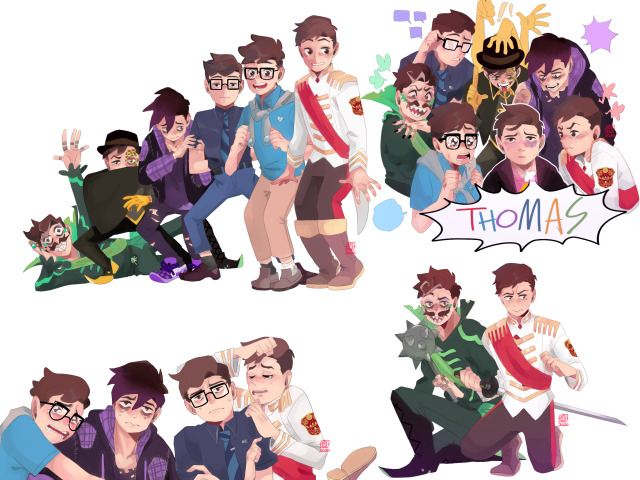 learning how to draw them and tried adding stuff with a touch of inspiration from the fandom
edited post