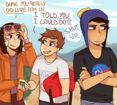 dudemarsh:one of my favorite tropes is that you can drag craig...