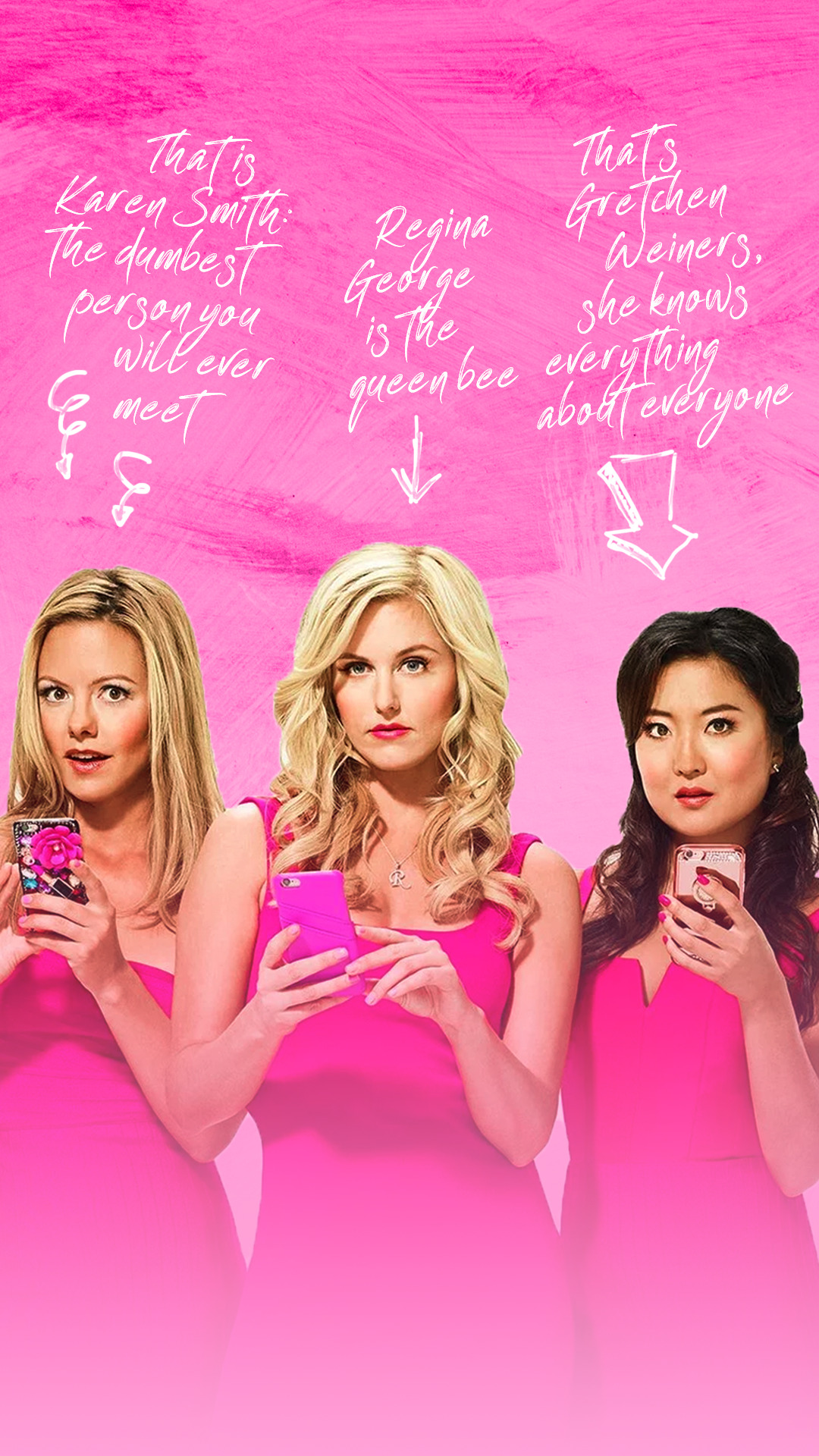 Musical Theatre Lockscreens — musicalsaregreat: Mean Girls phone