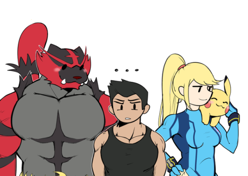 daily-incineroar:little mac finds his lost cat (based off this...