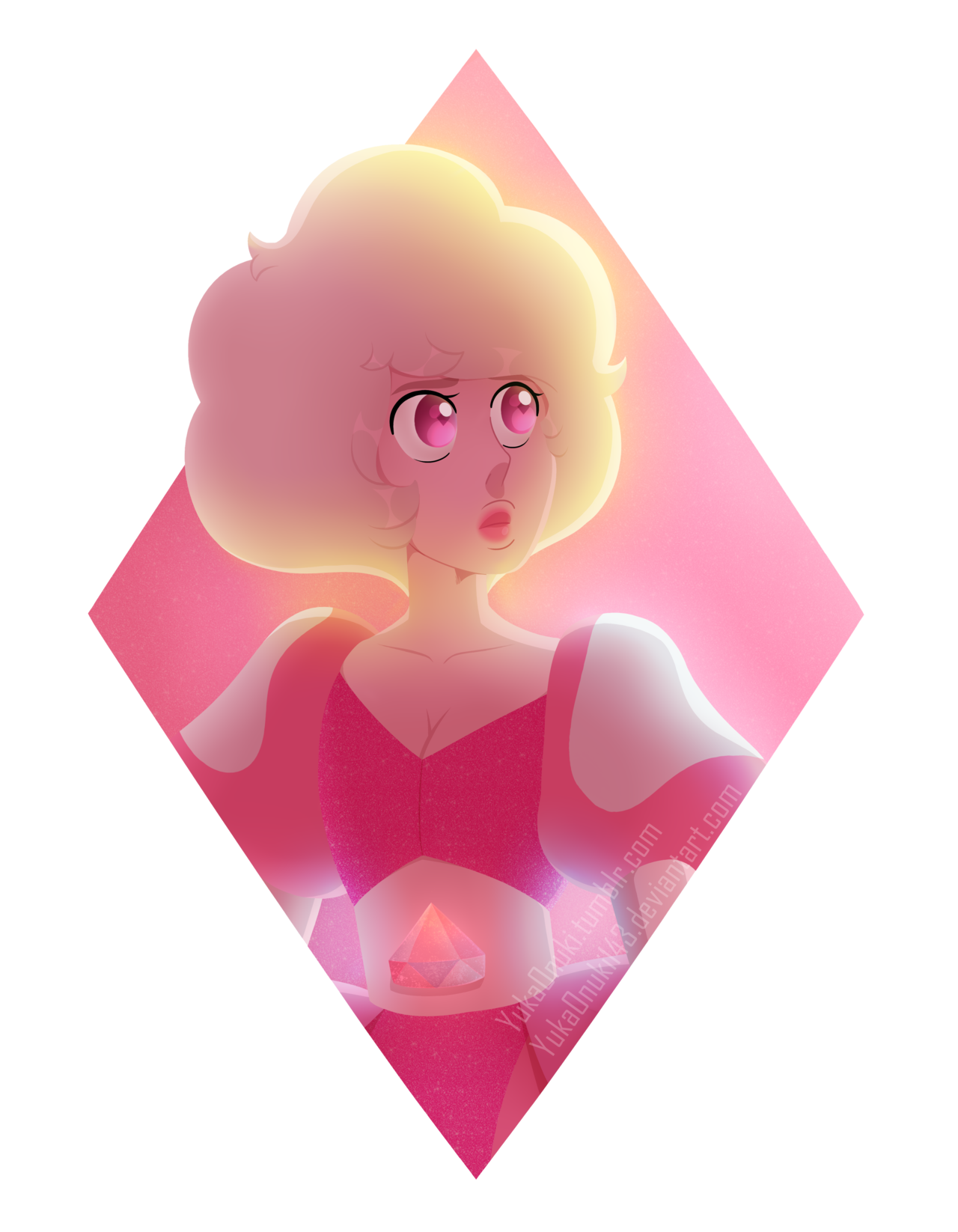 Pink Diamond A doodle of Pink, I’m just loving her backstory more and more~