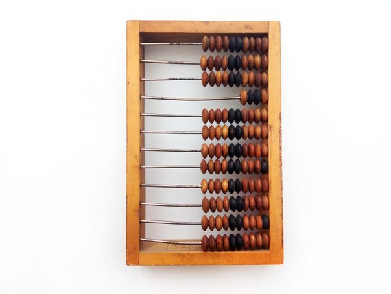 Small wooden abacus (1983)