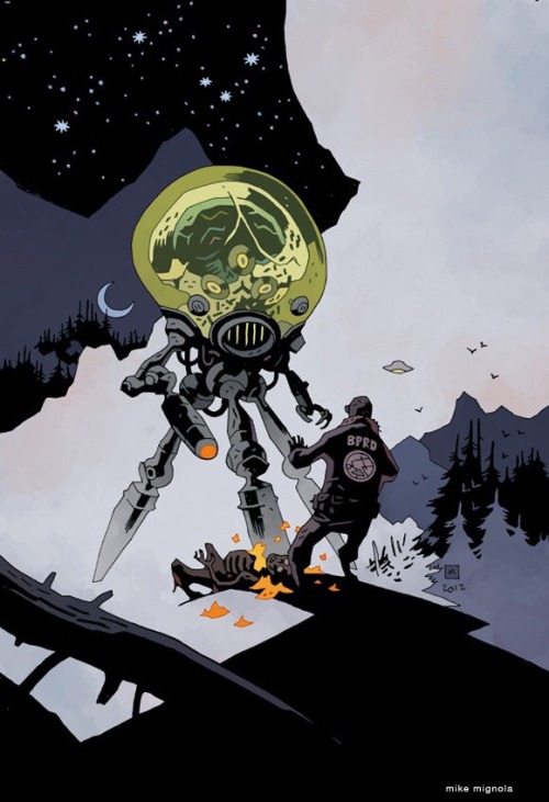 twofistedpulp:Mike Mignola, Year of Monsters variant cover...