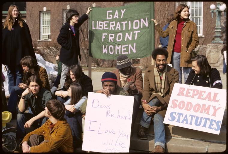 Gay Rights Demonstration 84