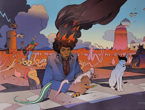 ungoliantschilde:As Promised: the Jimi Hendrix art of Jean...