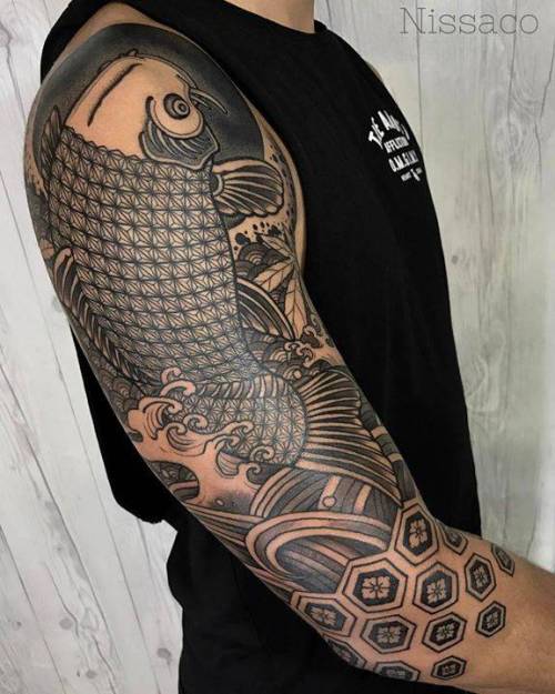 Kamil Mokot fish tattoo  Fish tattoos Tattoos Geometric tattoo