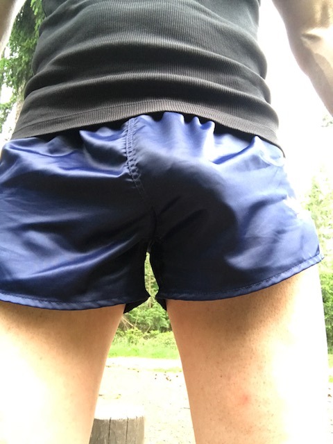 shiny shorts Gay