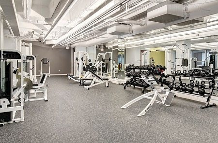 office building fitness center downtown austin