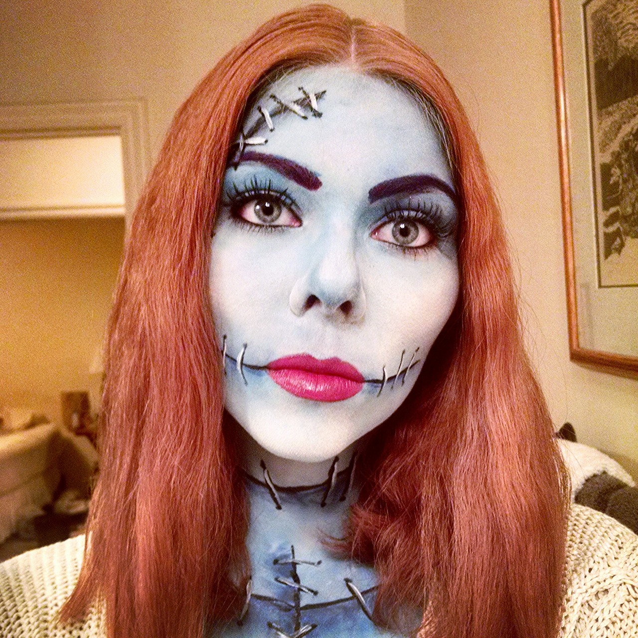 sally from nightmare before christmas makeup just for fun and to celebrate the start of - Sally Nightmare Before Christmas Makeup sally from nightmare before christmas makeup just for fun and to celebrate the start of - Sally Nightmare Before Christmas Makeup