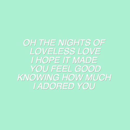 love lyrics on Tumblr