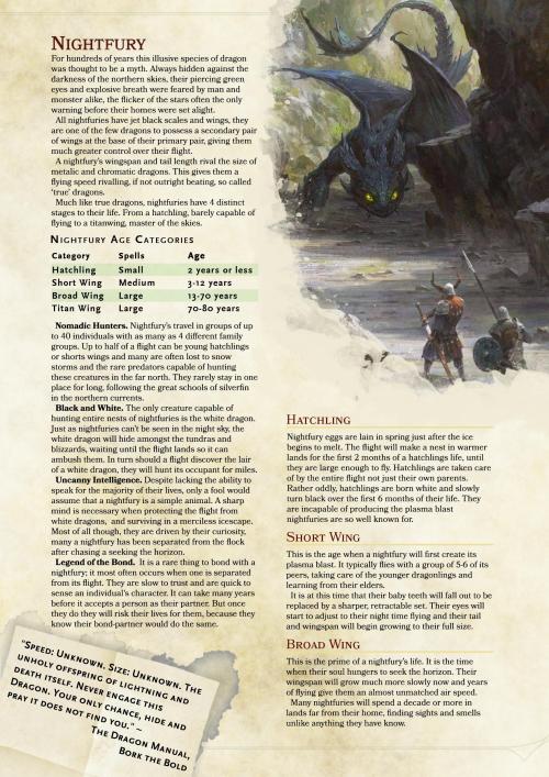 dnd-5e-homebrew:How to Train Your Dragon’s Nightfury by...