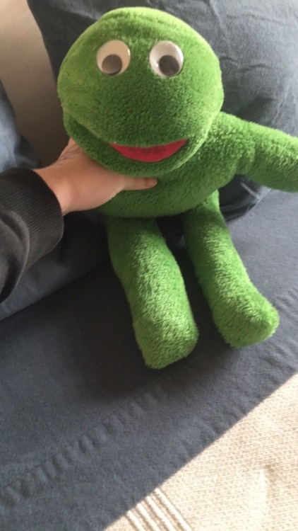 clyde frog plush