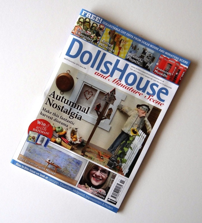 Stephanie Guy on the front cover of Dolls House and Miniature Scene We were very excited to spot artist and Folksy seller Stephanie Guy on the front cover of the November issue of Dolls House and...