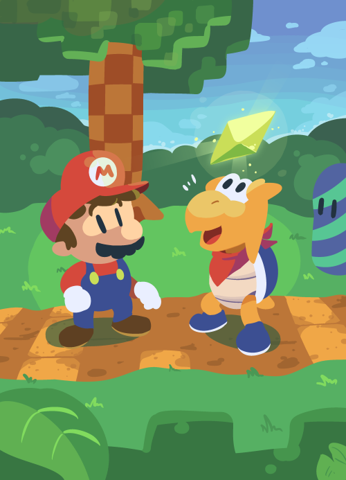 tubartist:My complete Paper Mario set, with all of the...