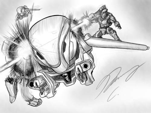 itsalwaysgarytime:Halo-Ween (Inktober) Sketch #8Jerome-092...