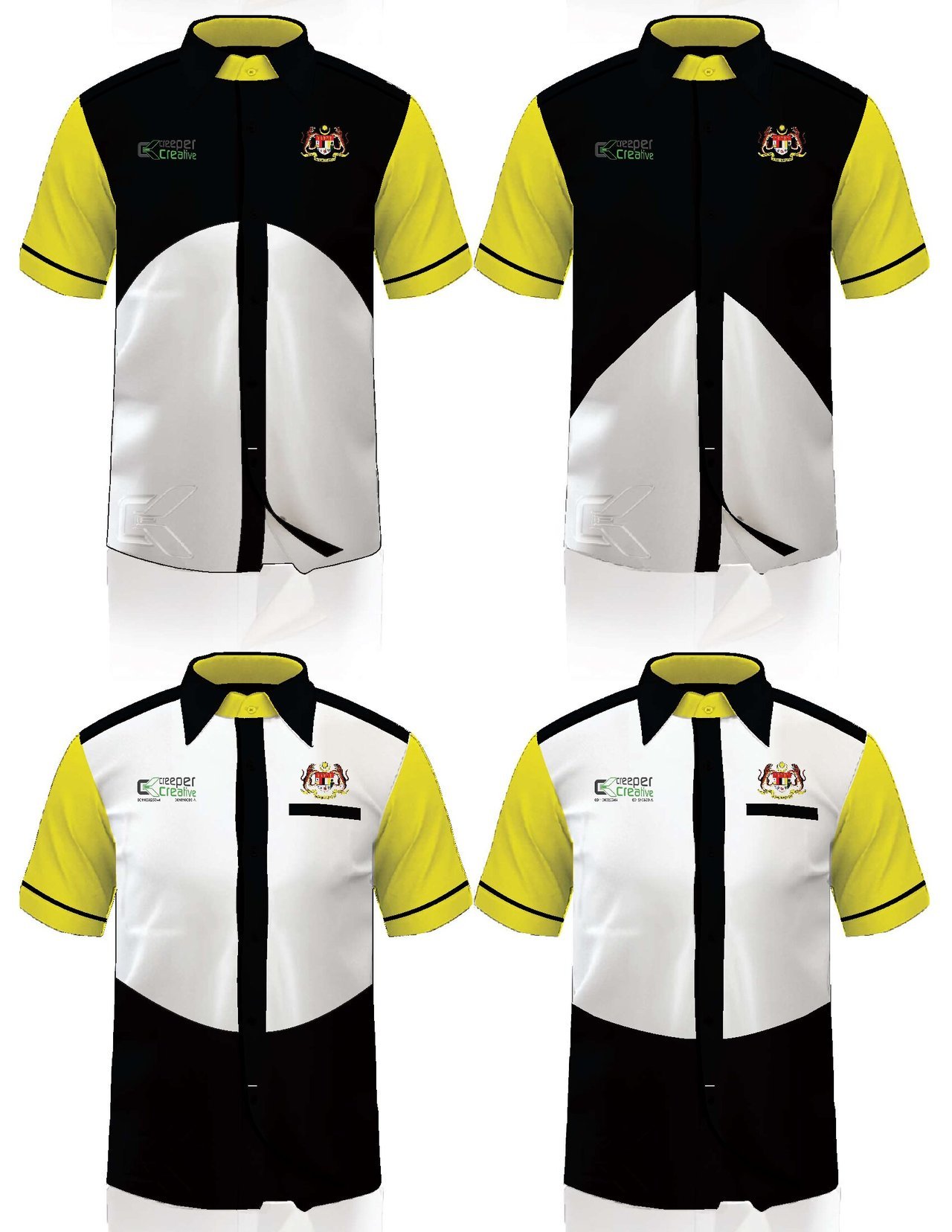 Corporate Shirt Yellow-16