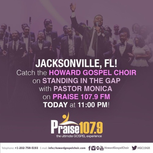 107.9 Jacksonville Fl >> Howard Gospel Choir We Are Excited To Be On Praise 107 9 Fm 107.9 Jacksonville Fl >> Howard Gospel Choir We Are Excited To Be On Praise 107 9 Fm