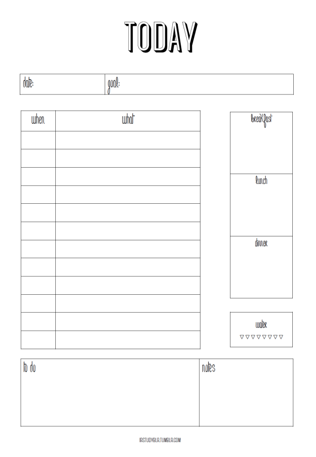 Life of an IR nerd, They’re here! My first planning printables are...