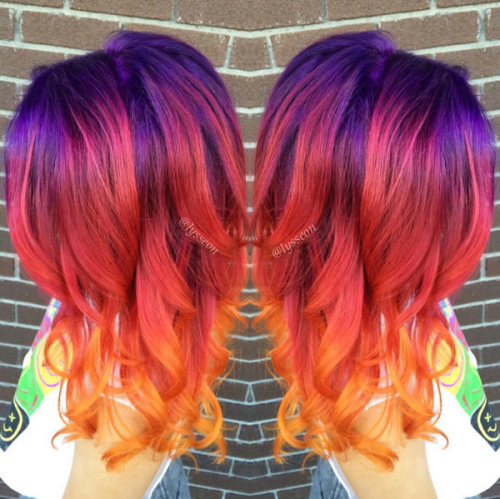 ‘Sunset hair’ is the latest beauty trend to take... - Simone Olivero