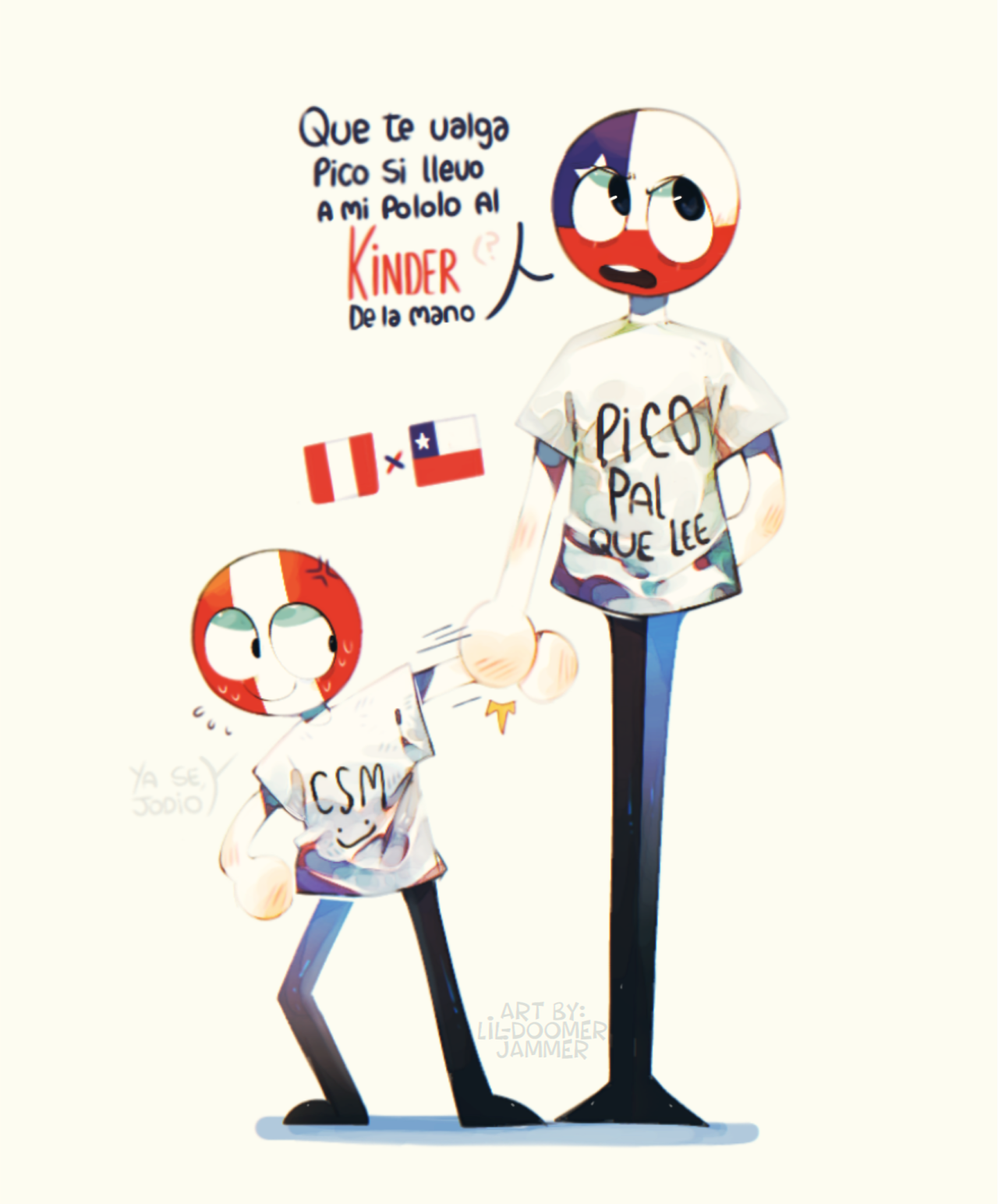 ~a ñ o ñ a~ — Chile x el enano de perú? :D plis??