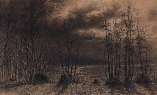 artist-savrasov:Autumn night, Aleksey...