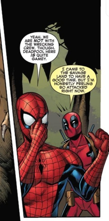 sassy spideypool | Tumblr