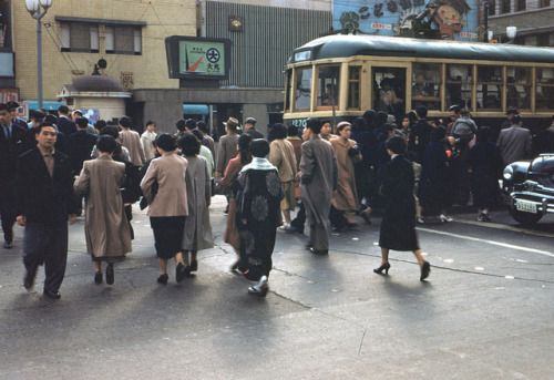 s-h-o-w-a:Tokyo street scenes, 1954