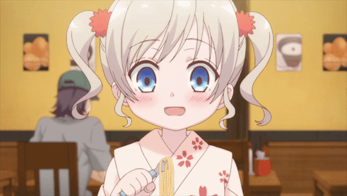anime girl eating ramen | Tumblr