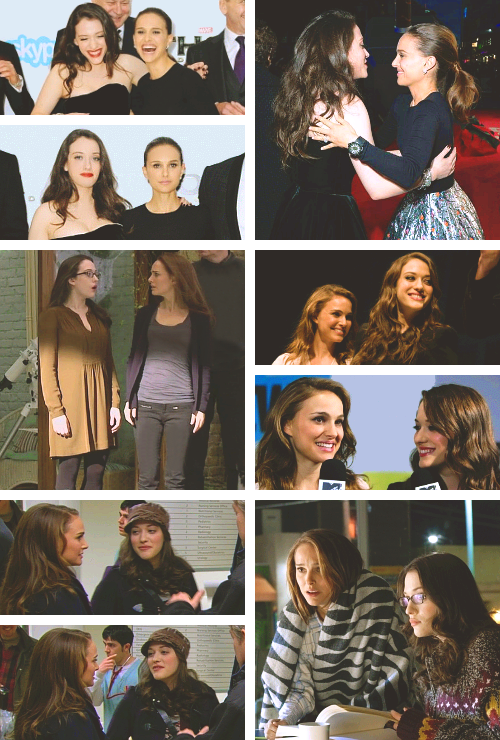 shonnia21:Natalie Portman x Kat Dennings- Marvel Off-Screen...