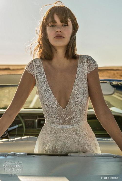 (via Flora Bridal 2019 Wedding Dresses — “Siren of the Desert”...