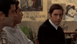 gentlemensherald: "Simonetta Stefanelli & Al Pacino como Apollonia Vitelli & Michael Corleone (El padrino de Francis Ford Coppola, 1972)"