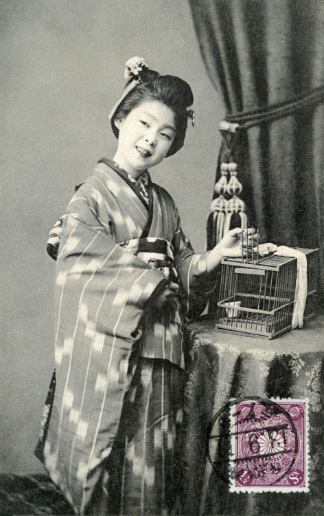A Hangyoku with an Open Birdcage 1914 (by Blue Ruin1)
“ Young children are encouraged to release captive birds or tiny goldfish back into their natural environment as part of the Hōjō-e (Buddhist ceremony of animal release), to teach them about the...