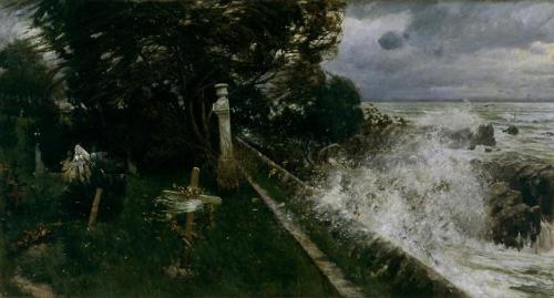 hellfreeway:“Seaside Cemetery” by Adolf Hirémy-Hirschl, 1897