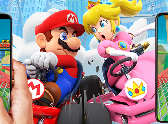 Modo Multiplayer para Mario Kart Tour en Smartphone