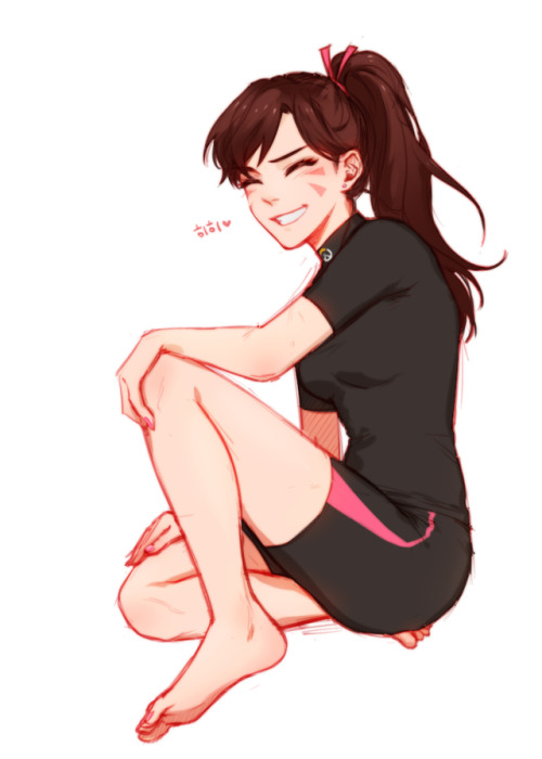 waifucafe‌:Good morning, beautiful people. Have a casual D.va.