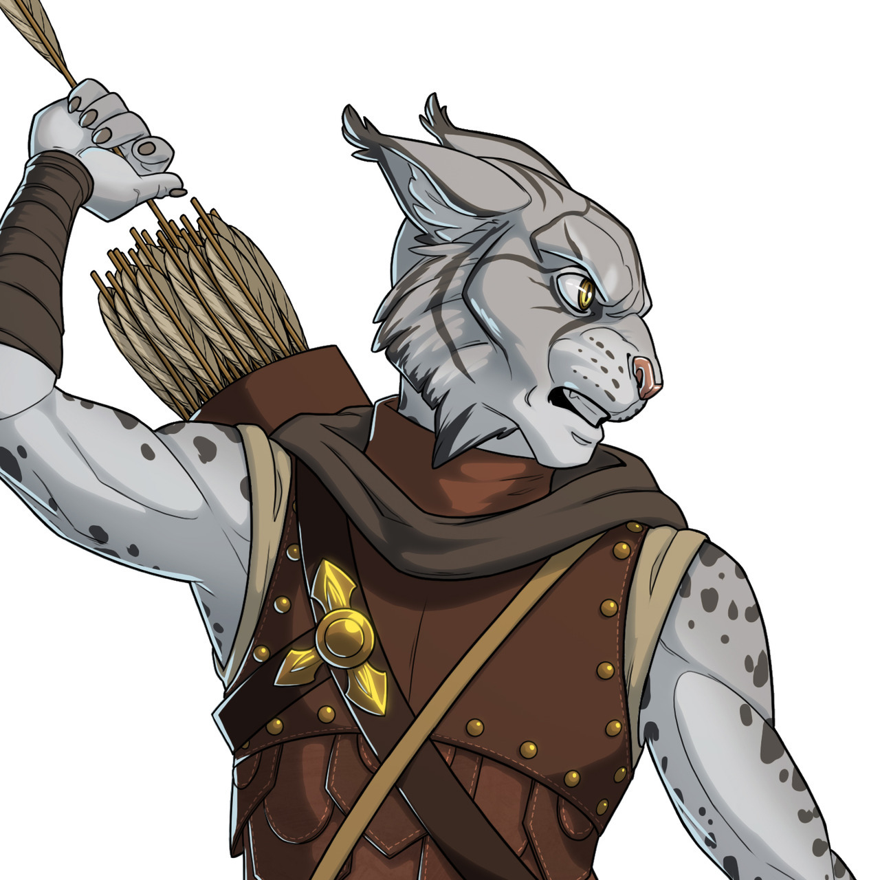 Pettifog Draws Things - So Here’s River The Tabaxi Fighter Though My.