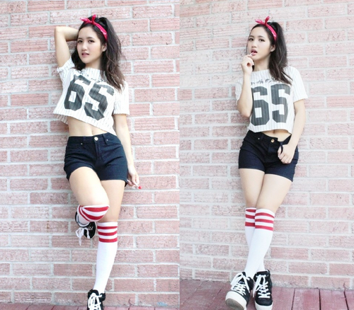 baseball jersey crop top