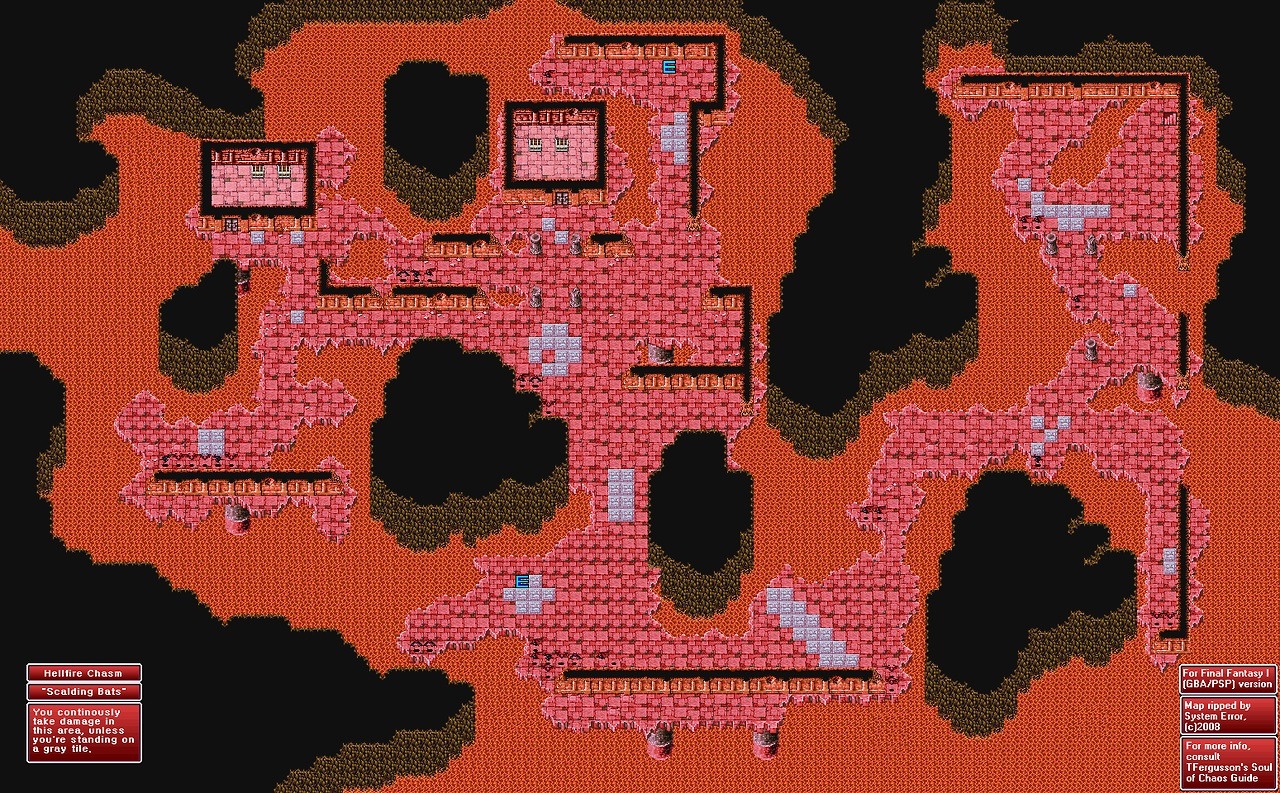 Hellfire Chasm maps. Treasure lists are static on...