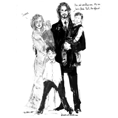 blvnk-art:Official picture of Potter Family during Ministry’s...