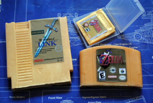 retrogamingblog:Legend of Zelda Soaps made by NerdySoap