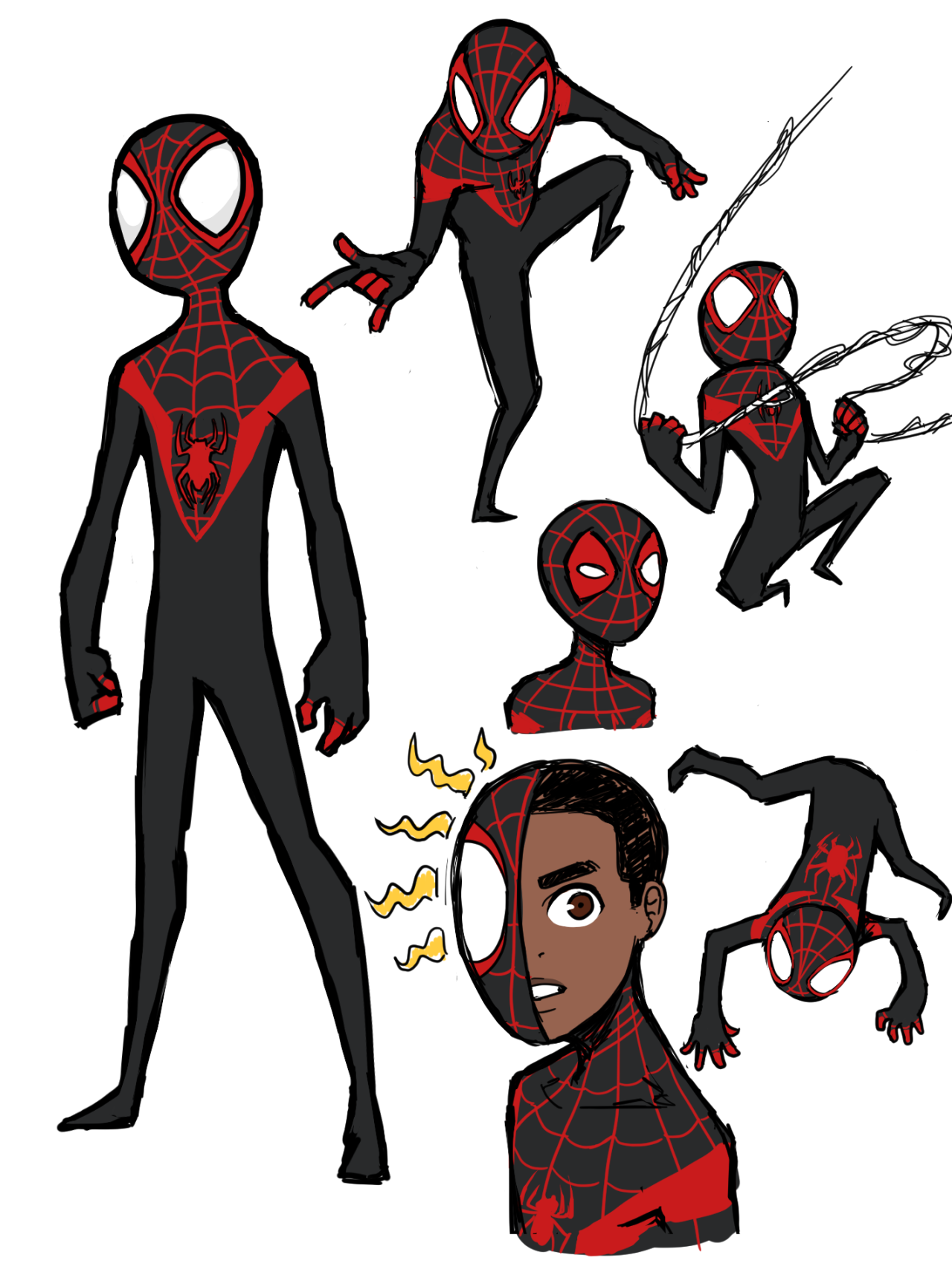 Featured image of post Miles Morales Drawing Easy Step By Step